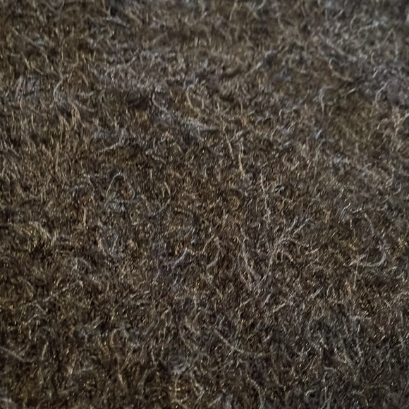 H&M Divided Fluffy Knit Black Crewneck Cropped Sweater - Picture 6 of 8